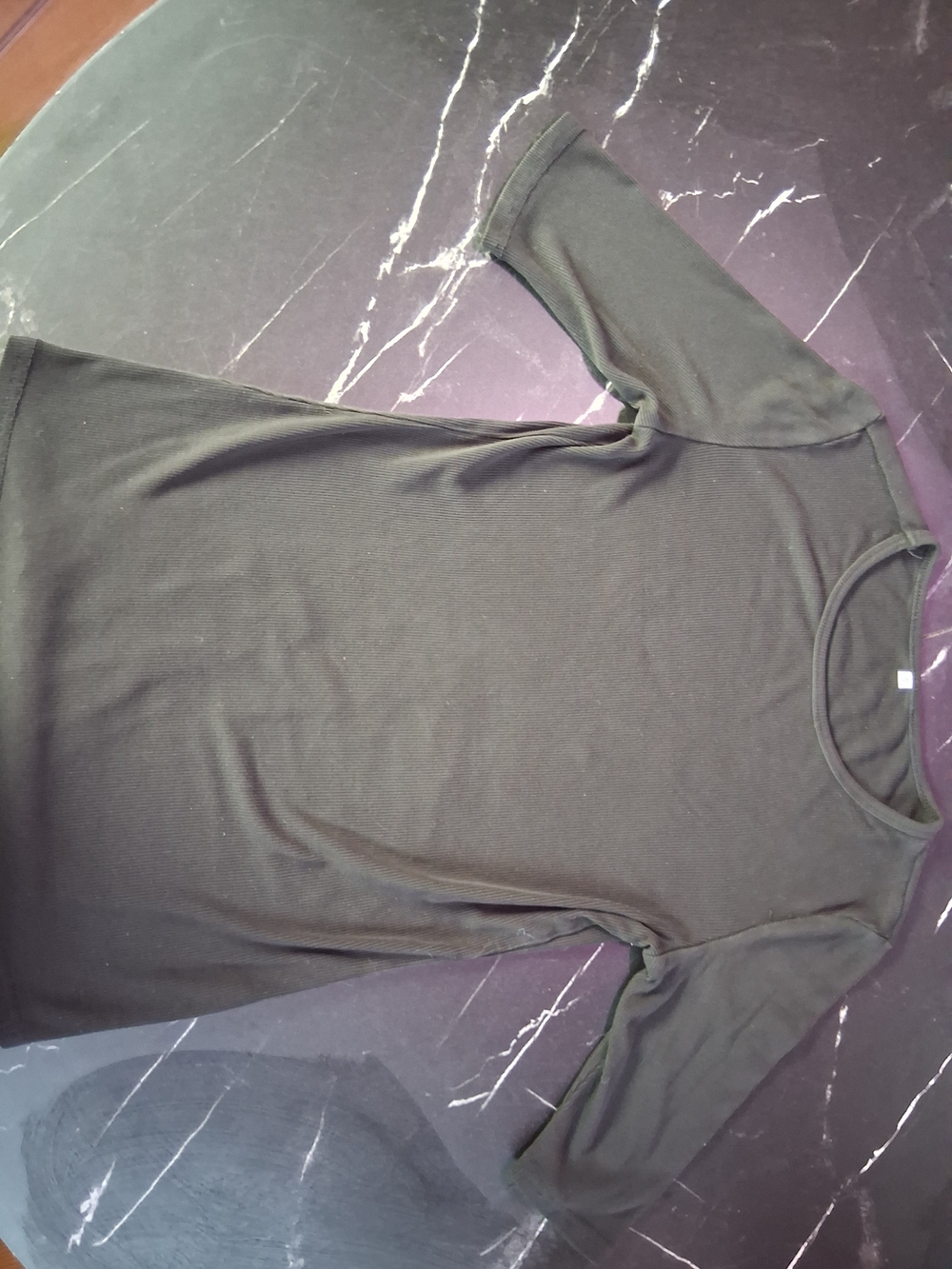 Women’s Black Short Sleeve Knit Top